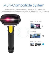 NETUM 2D Barcode Scanner, Compatible with 2.4G Wireless & Bluetooth & USB Wired