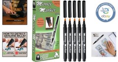 Professional 5-Pack Money Detector Pens – Chisel Tip Bill Checkers for All Users
