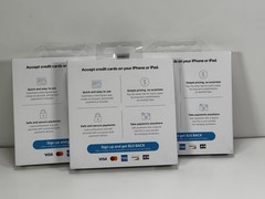 Lot Of 3 Square Reader for magstripe (with Lightning connector) – NEW