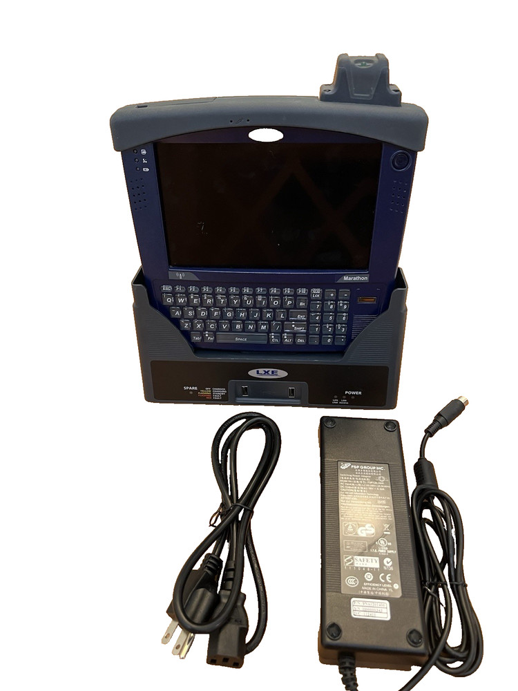 Honeywell LXE Marathon FXBD4A2A windows 7 Pro Wan BC Scanner base and Power Sup