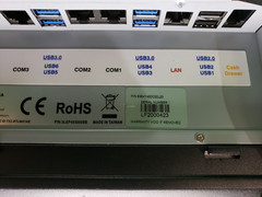 POS-X EVO TP6 15″ Touchscreen POS Terminal Head Pentium 4GB 120GB SSD UNTESTED