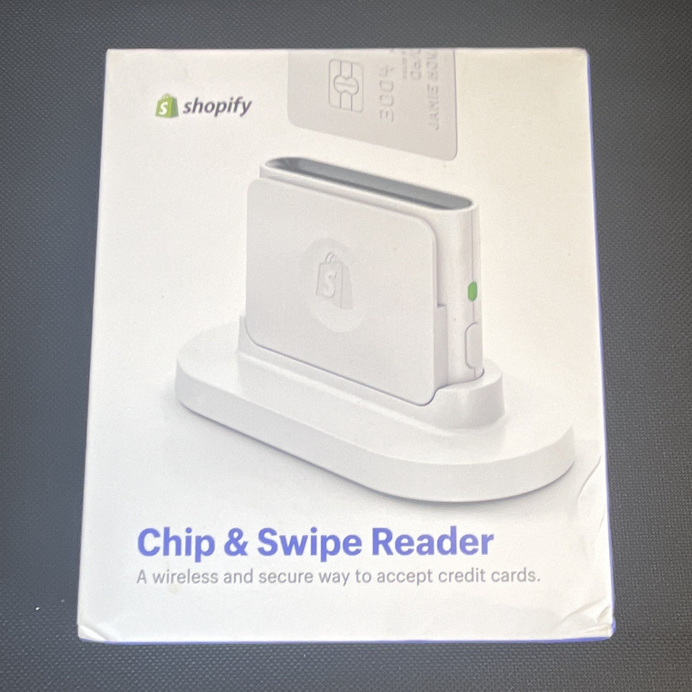 Shopify Chip & Swipe Reader Wireless Credit Card Reader S1701 for iPhone/Android