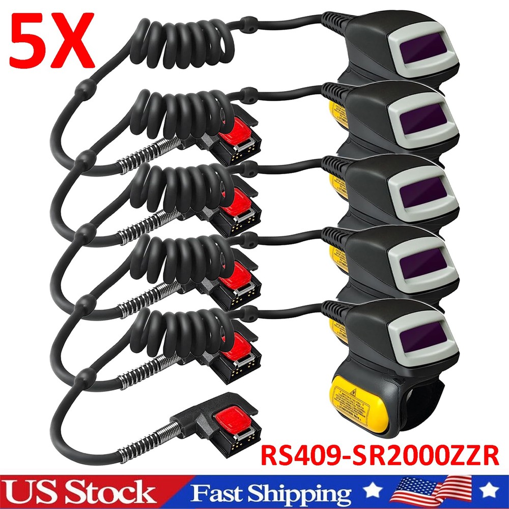 5Pcs RS409-SR2000ZZR RS409 Symbol Wearable Ring Scanner for WT4090 WT41N0