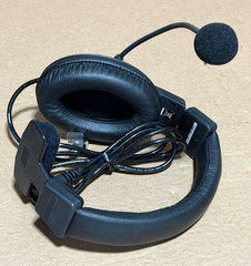 HME HS15 Intercom Headset 306G100-1 w/ Mini DIN 4 Pin Connector