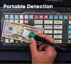Dual Counterfeit Money Detector Pen, UV Light 6 Pack – Fake Money Bill Check…