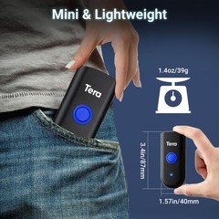 Mini 1D Barcode Scanner: Pocket Waterproof Wireless Laser Scanner 3 in 1 with…