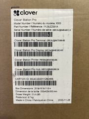 NEW Clover Station Pro X503 POS Hardware Set – Printer Terminal Hub – AS-IS