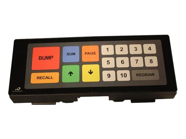Logic Controls KB9000-USB KB900 Touch Bumpbar, USB Cable – Black