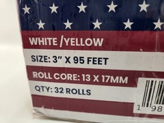 32 Rolls 2 Ply Kitchen Printer Paper White Yellow 3″ Wide x 95′ Feet Long Star