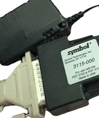 Symbol PDT 3100 Barcode Scanner Terminal EMC Case Manual Software Dock Vintage