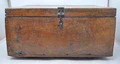 Antique Wooden Shopkeepers’ Cash Money Box Original Old Hand Crafted