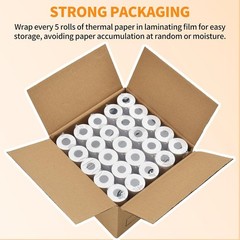 2 1/4” x 50′ Thermal Receipt Paper 50 Rolls, 2.25x50ft Receipt Roll Cash Reg…