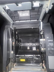 Working Squirrel Systems POS Receipt Printer with power cord.