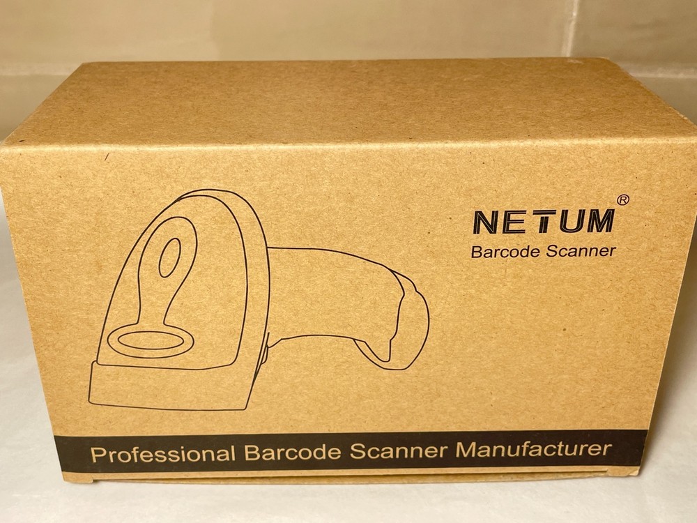 NETUM Barcode Scanner 2.4G Wireless Bluetooth & USB NT-1228BC New in Box