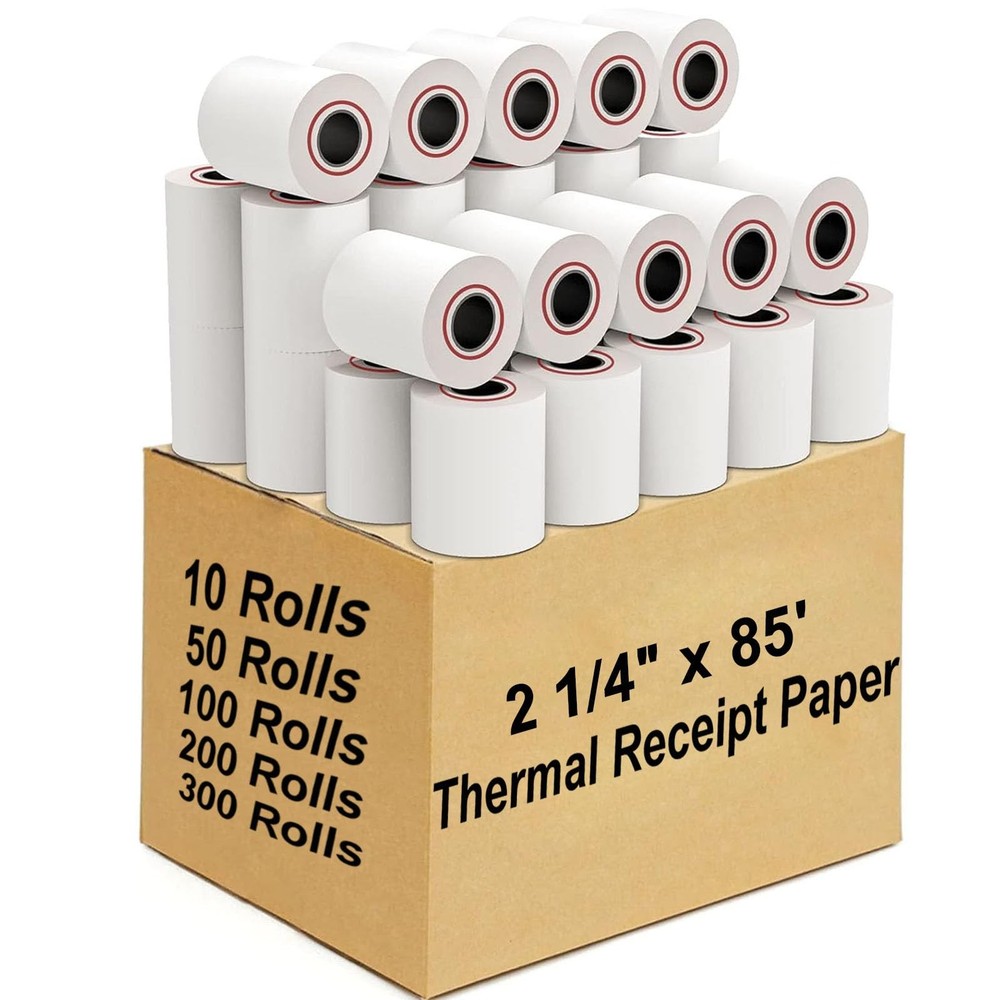 2 1/4″ X 85′ Thermal Paper Receipt Rolls POS Cash Register Paper 50 PCS Target