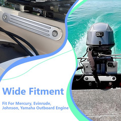 Transom Support Plate Kit for Outboard Motors – 3/8″ Cast Aluminum, 2 Pcs