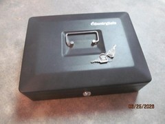 SentrySafe DCB-12 Deluxe Cash Box 2 Keys Metal #DCB-12M249T0480S3D