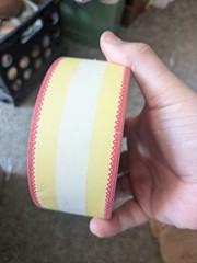 Vtg 1970 Scarce Red Yellow And White Receipt Paper Large Roll Lot (None Thermal)