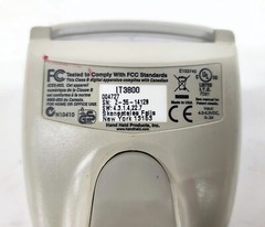 HANDHELD PRODUCTS BARCODE SCANNER IT3800-004727 4.5-5.5VDC 0-.3A
