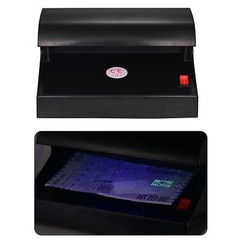 UV Money Detector Counterfeit Bill Checker for Euro Pound Notes w/ ON/OFF Switch