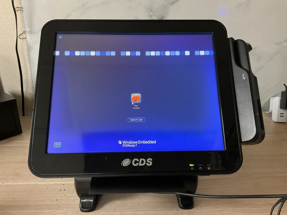 PosBank Anyshop E2 Restaurant POS Touchscreen, PREOWNED /JUA1565