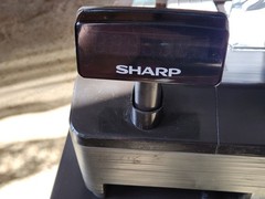 Sharp XE-A507 Electric Cash Register With Drawer NO KEY TESTED Business Black