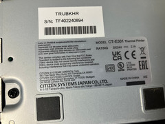 LOT of 4 CITIZEN SYSTEMS CT-E301 USB Ethernet RS-232C POS THERMAL PRINTER w/ PWR