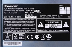 JS960WSUC50S2 Panasonic Stingray Envo POS Workstation, Capacitive (New)