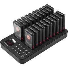 VEVOR Restaurant Wireless Pager System 20 Call Coasters Guest Queuing Calling