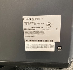 Epson TM-C7500G M326A Color Label Printer w/ Power Cord (For Parts)