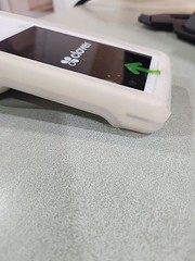 Clover Flex 1 Wireless Credit Card POS Machine and case AS-IS