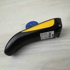 NETUM 2D Wireless Barcode Scanner Bluetooth USB 2.4G Yellow for POS Inventory
