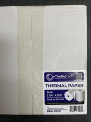 32 Rolls Thermal Paper 3 1/8″ x 190′ POS Cash Register Rolls BPA Free