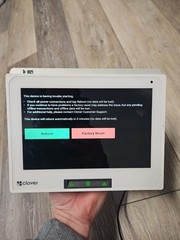 Clover Mini Wifi C305 Card Reader POS Point of Sale System White Tested
