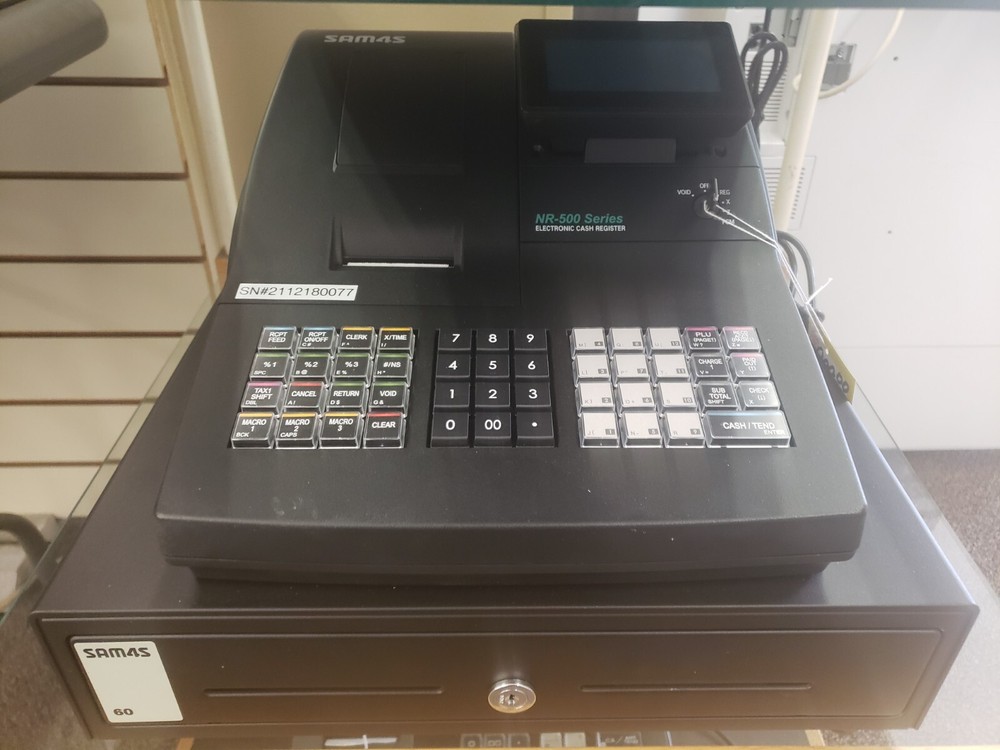 SAM4s NR-510 Raised Keyboard Cash Register