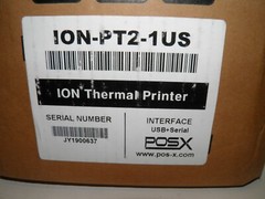 POS-X ION PT2 Thermal POS Receipt Printer USB or Serial with Power Supply