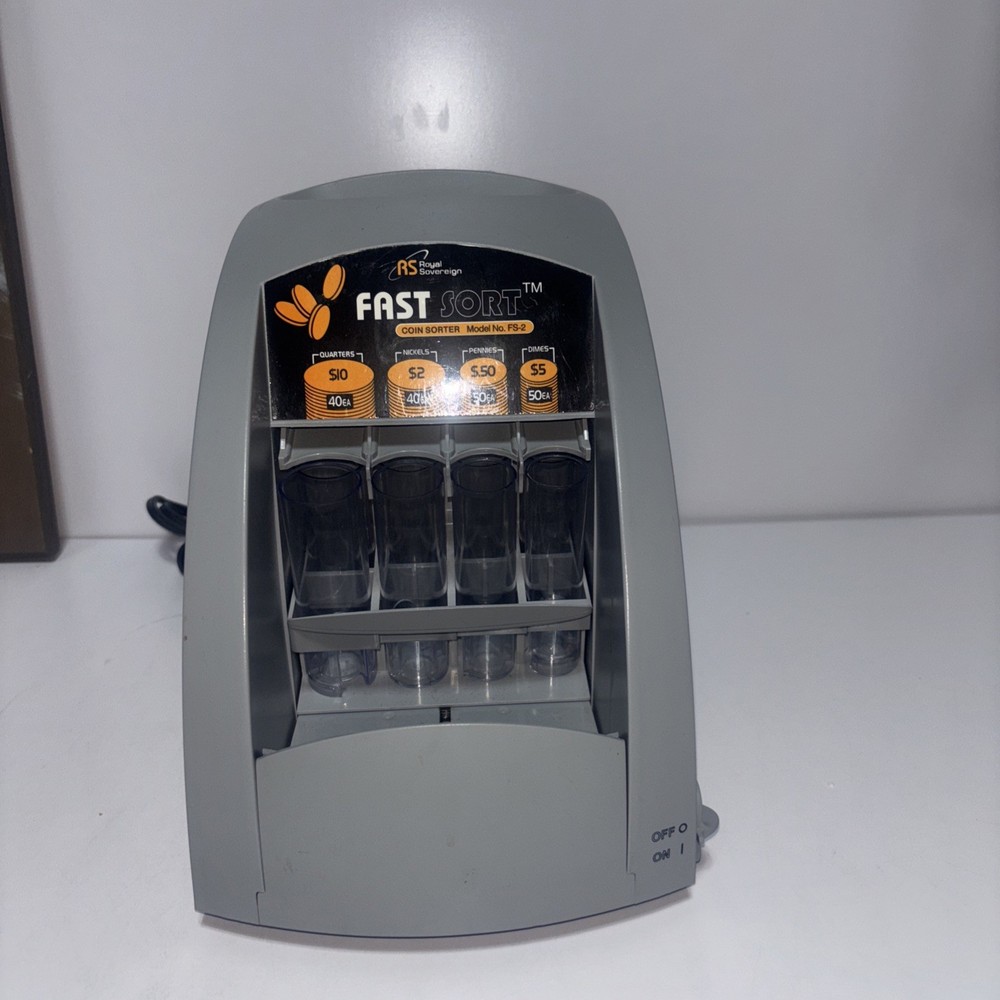 Royal Sovereign Easy Sort Coin Sorter C0-2000