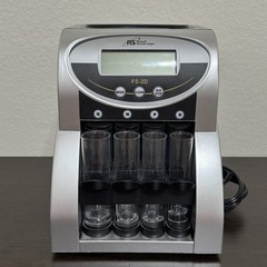 Royal Sovereign Coin Sorter FS-2D Fast Sort 2 Row Digital Display Black/Silver