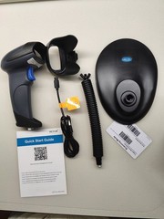 NETUM NT-M8 Wireless 2D QR Barcode Scanner w/Stand, Bluetooth, 2.4GHz, USB 2.0