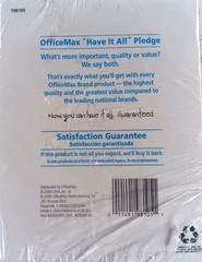 Thermal Paper 2-1/4″ x 85 ft OfficeMax Casio 1600 (Open-Box – 9 Rolls)