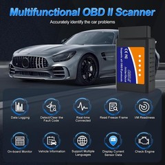 OBD2 Bluetooth Scanner for iPhone iOS Android Windows Car Code Reader Enhanced A
