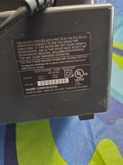 Sharp XE-A106 Electronic Cash Register FOR PARTS or REPAIRS. SEE PICS.