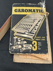 Garomatic Coin Counter Device Vintage Box Original Wrappers