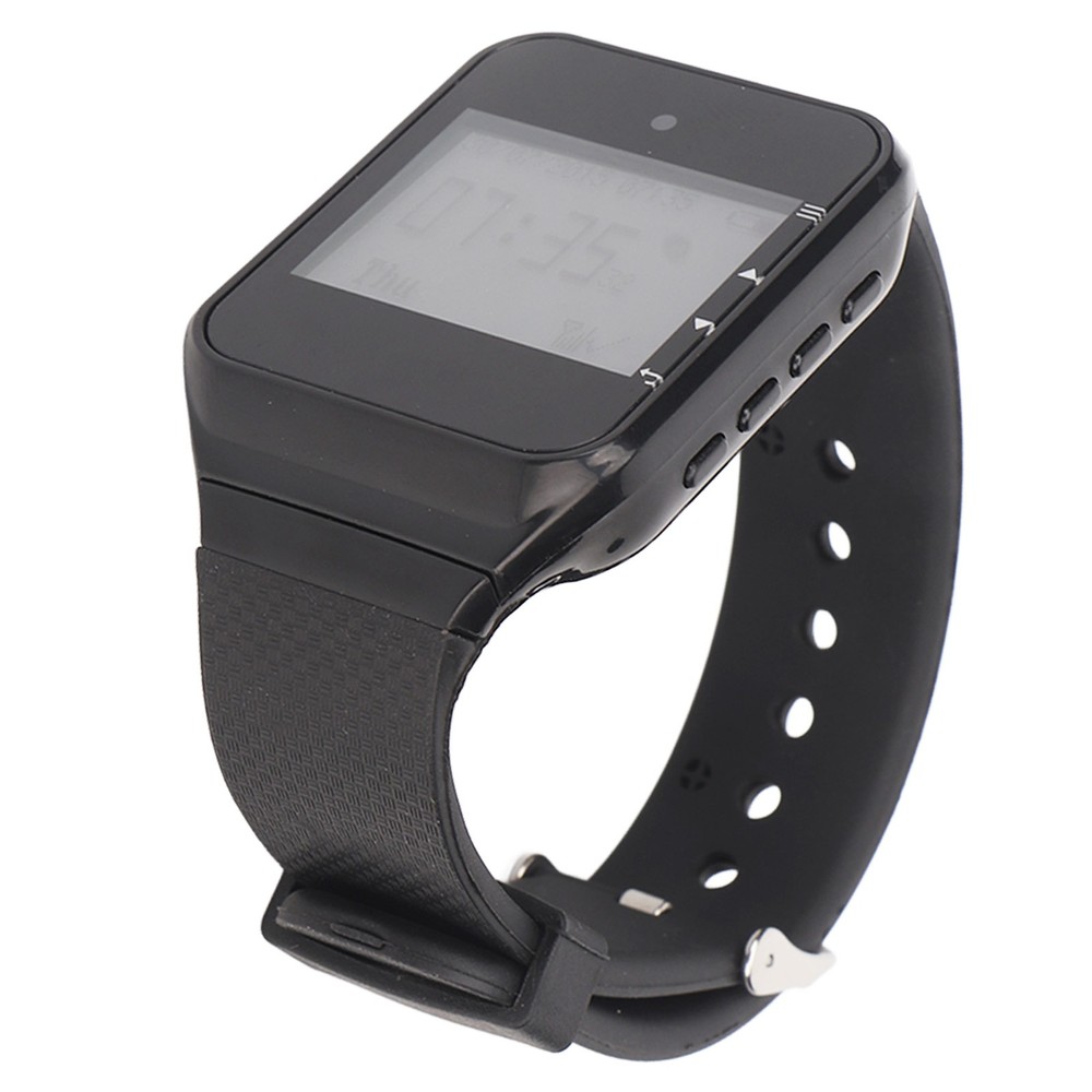 Watch Pager 20 Call Buttons LCD Display Rechargeable Wireless Watch Calling ZERI