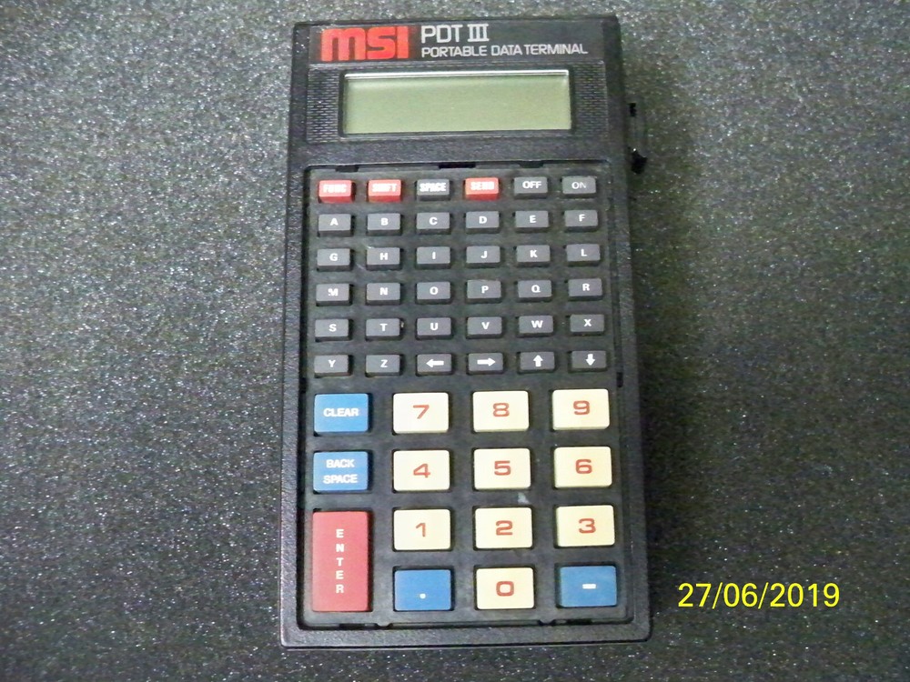 MSI PDT III Portable Data Terminal Model 1400 51228-10-00