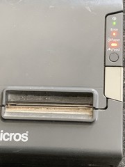 Micros Workstation 5A POS Touchscreen Terminal/STAND 400814-101C & Epson TM-T88V