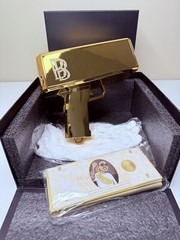 Ben Baller x NTWRK Gold Money Gun Bucks & Gloves Set Brand New OG box