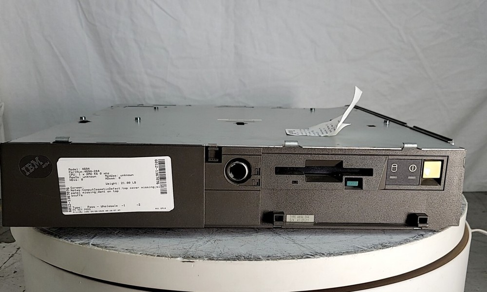 IBM 4694 4694-244 POS Terminal AMD K6 CPU 8MB SEE NOTES