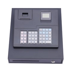 39 Keys Wired Lockable Electric Thermal Cash Register w/ Drawer for Catering US