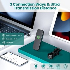Mini Wireless 2D 1D QR Code Reader Handheld Barcode Scanner Bluetooth